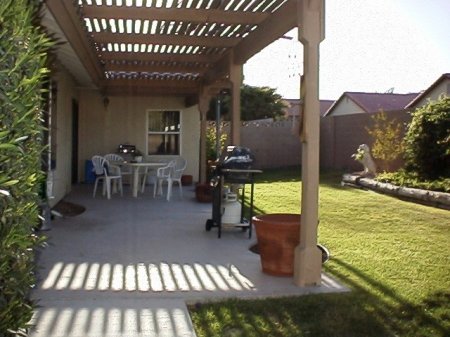 Back Yard Looking West